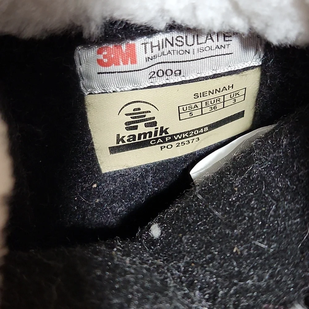 KAMIK Siennah Faux Fur Lined Waterproof Winter Boots 5